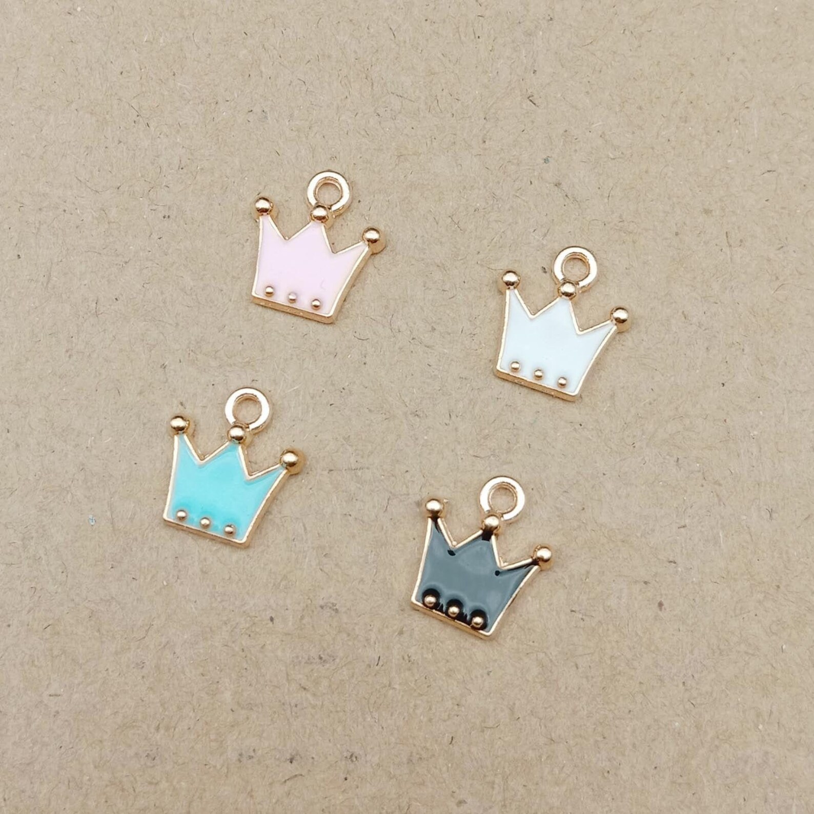 20PCS 11x12mm Crown Charms Diy Jewelry Accessories for Etsy
