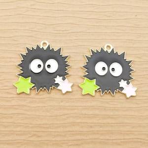 10pcs, Enamel Charm, Cartoon Charm, Gold Plated, Craft Supplies, DIY Findings, Earring Pendant, Bracelet Charm, Necklace Charm