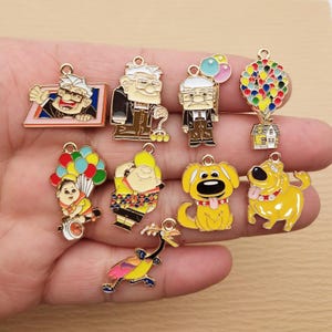10/18pcs, Cartoon Charm Enamel Charm Bracelet Charm Necklace Charm Earring Pendant DIY Jewelry Accessories Zinc Alloy Gold Plated