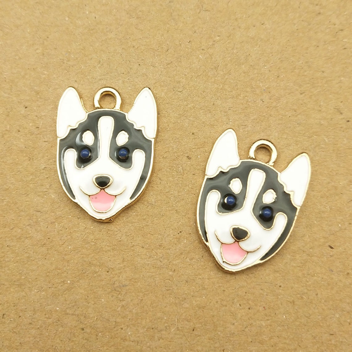 10PCS Dog Charms Enamel Charm Animal Charms Pet Charm Diy Etsy
