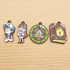 10/16pcs, Cartoon Charm Bracelet Charm Necklace Pendant Earring Charm Jewelry Accessories Diy Craft Supplies Alloy Metal Black Plated