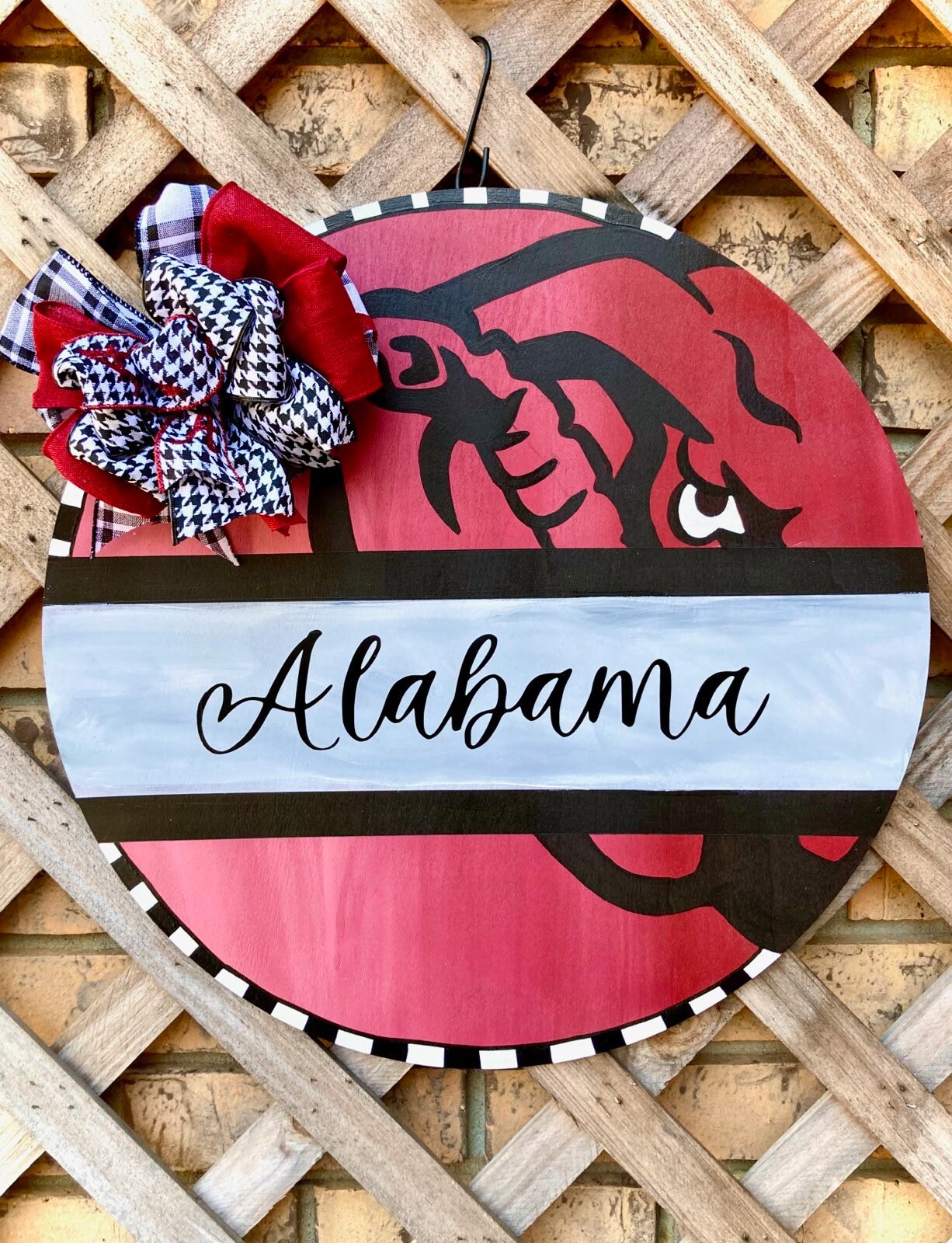 Alabama Crimson Tide Children's Natural Wooden Hangers