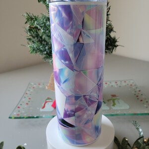 Holographic Crystal Tumbler