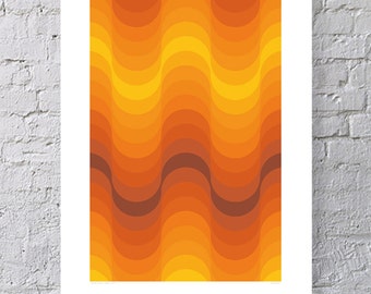 Art Print Poster - Verner Panton : Welle - 1973