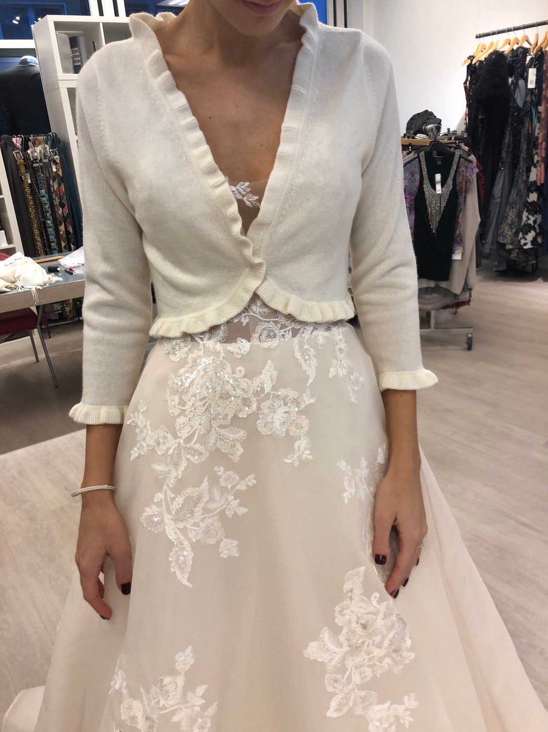 Cashmere bolero best sale wedding