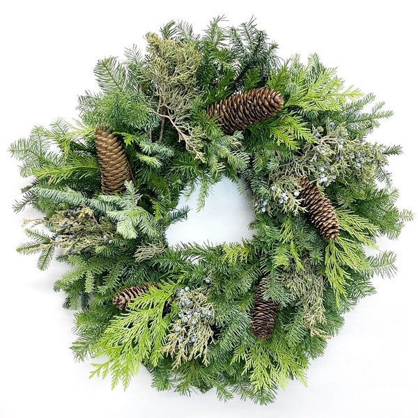 Fresh Christmas Wreaths Etsy