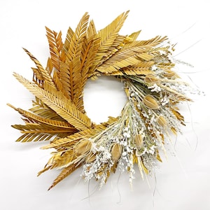 VanCortlandt Farms Natural Dried Flower Handmade Sienna Garden Wreath