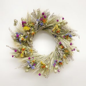 VanCortlandt Farms Natural Dried Handmade Nature's Passion Dried Flower Wreath
