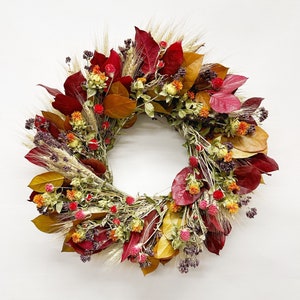 VanCortlandt Farms Natural Dried and Preserved Handmade Fall Moonlight Wreath