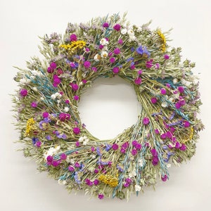 VanCortlandt Farms Natural Dried Flower Handmade Farmer’s Market Wreath