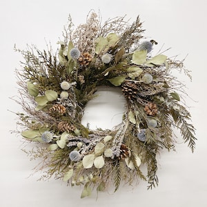 VanCortlandt Farms Natural Dried and Preserved Handmade Cedar Branches Wreath