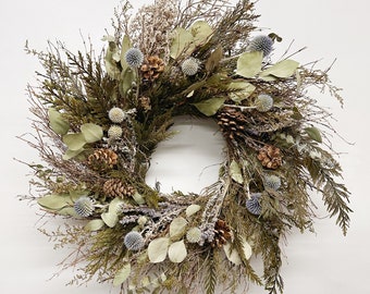 VanCortlandt Farms Natural Dried and Preserved Handmade Cedar Branches Wreath