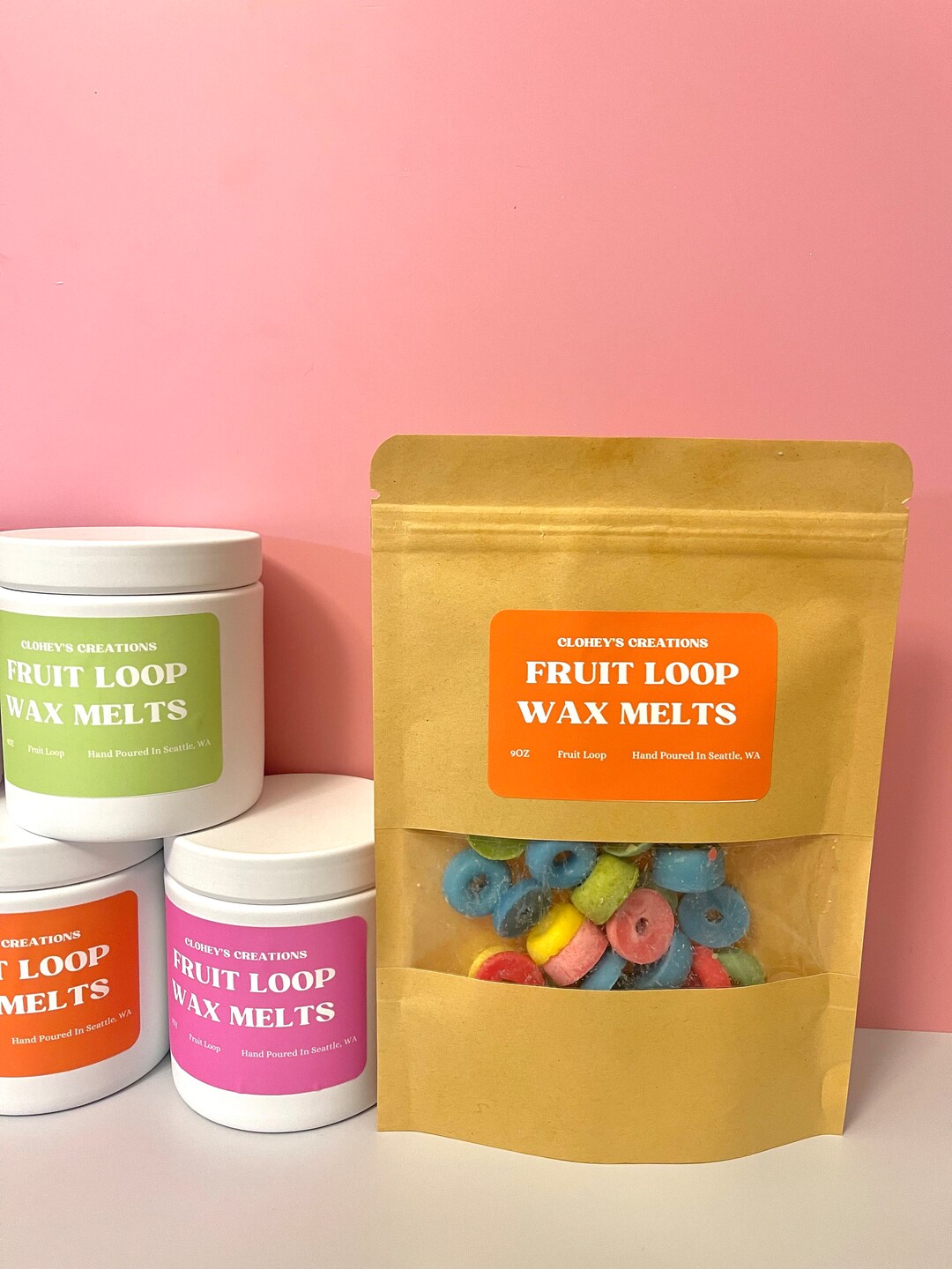 Wax Melt Fruit Loop Bag Refill Fruit Loop Wax Melt Candles Etsy