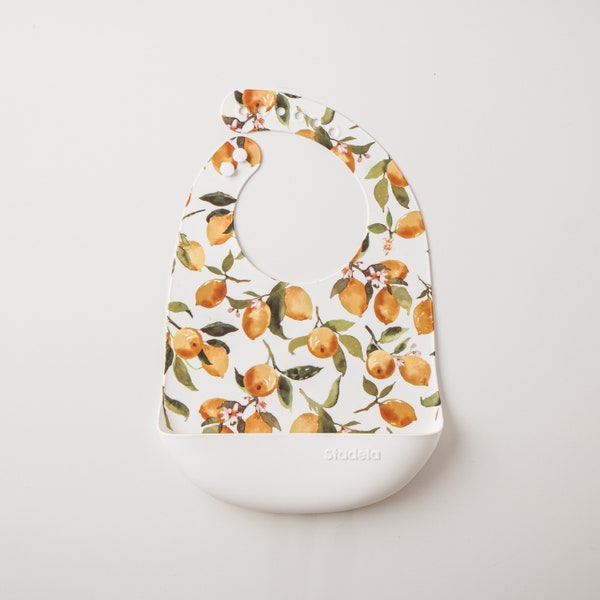 Citrus Silicone Baby Feeding Bib