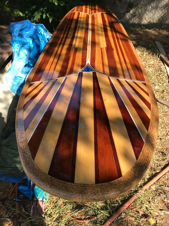 The Fishy Handcrafted Wood SUP w/ Paddle