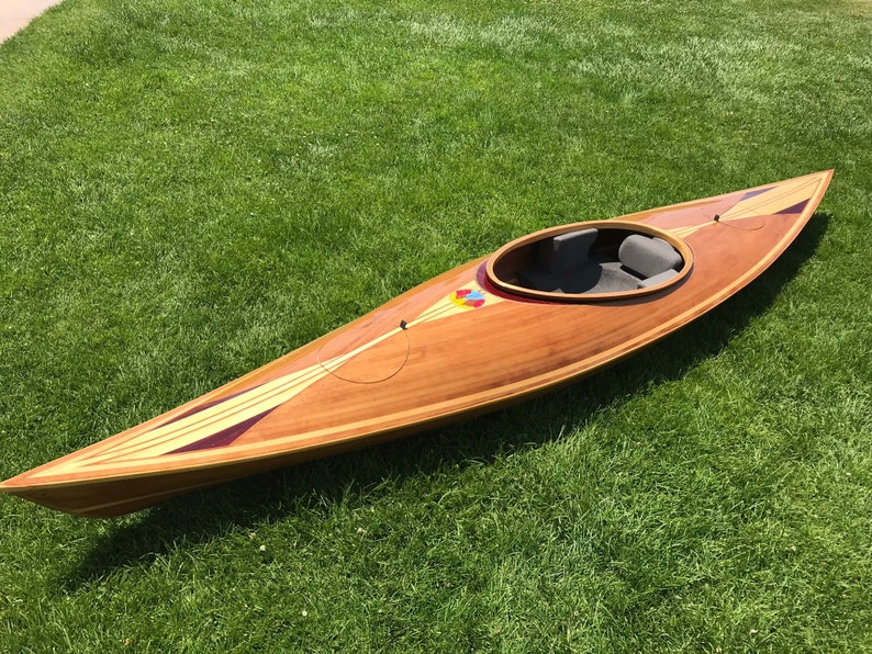 Custom 12' Cedar Strip Kayak image 1