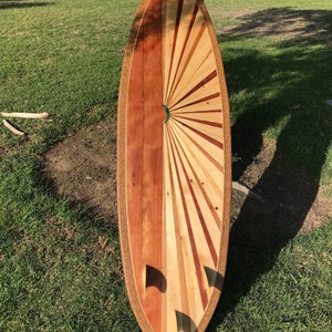 Custom Hollow Wood Surfboard