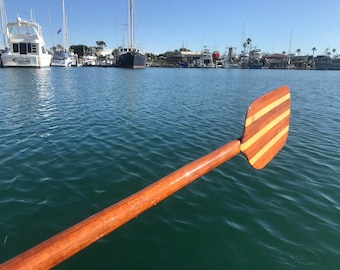 Hollow Shaft Mahogany Kayak Paddle
