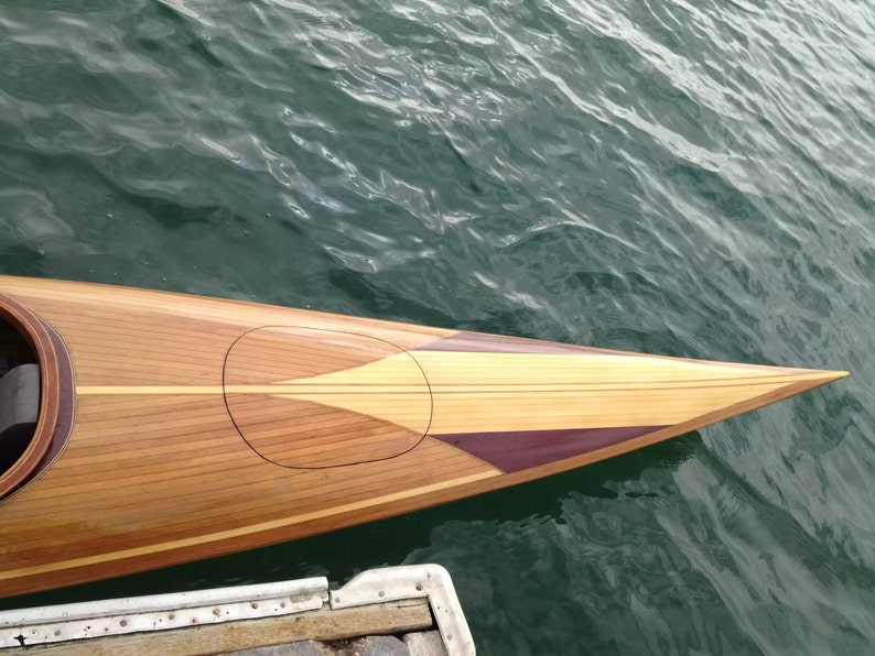 Custom 12' Cedar Strip Kayak image 5