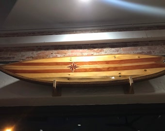 Hollow Wood Fishtail Surfboard