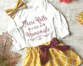 These Rolls Are Handmade Baby Thanksgiving Outfit Toddler Thanksgiving Outfit Maroon And Mustard Yellow Fall Girls Clothing These Rolls Are Handmade Baby Thanksgiving Outfit Toddler Thanksgiving Outfit Maroon And Mustard Yellow Fall Girls Clothing