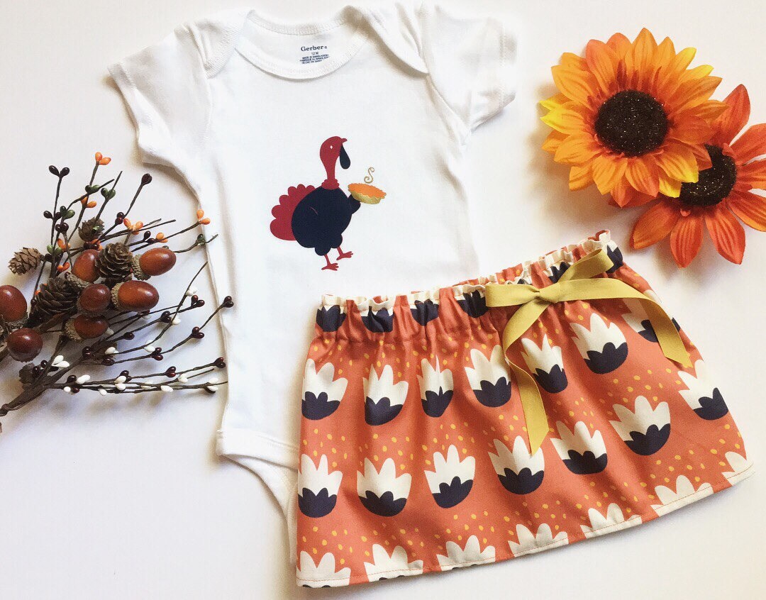 newborn size thanksgiving outfit