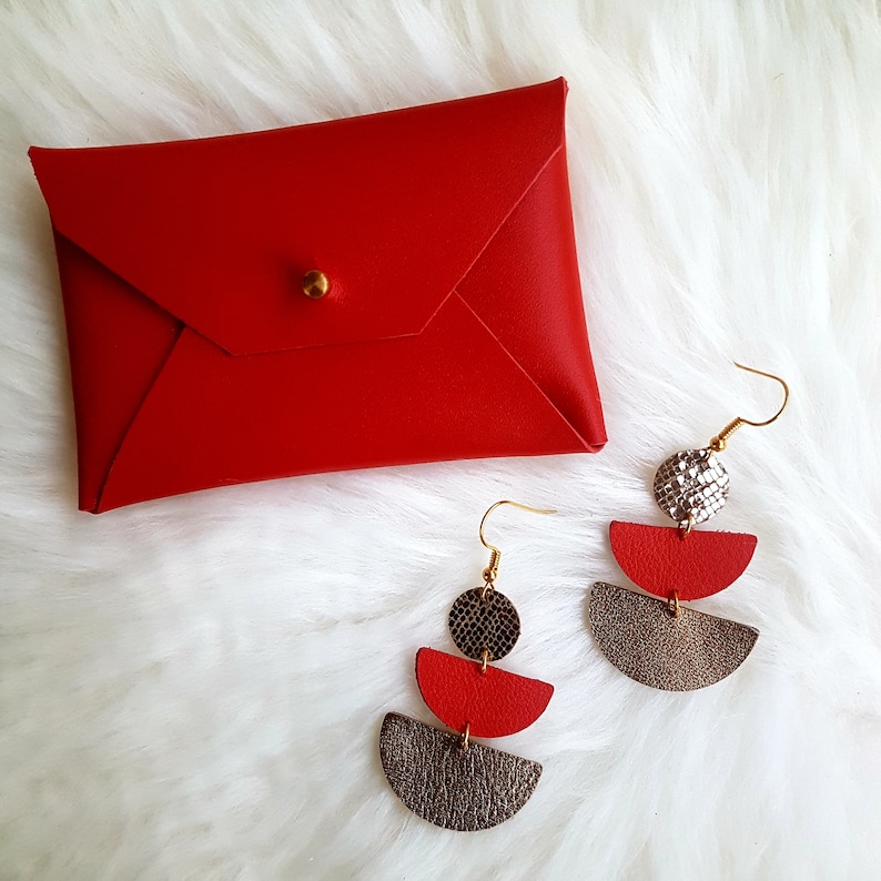 Little red envelope clutch
