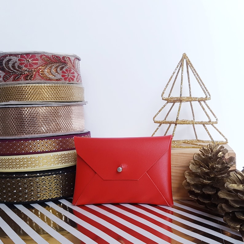Little red envelope clutch