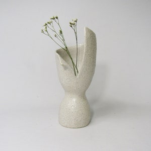 Sculptural ceramic vase 6.23