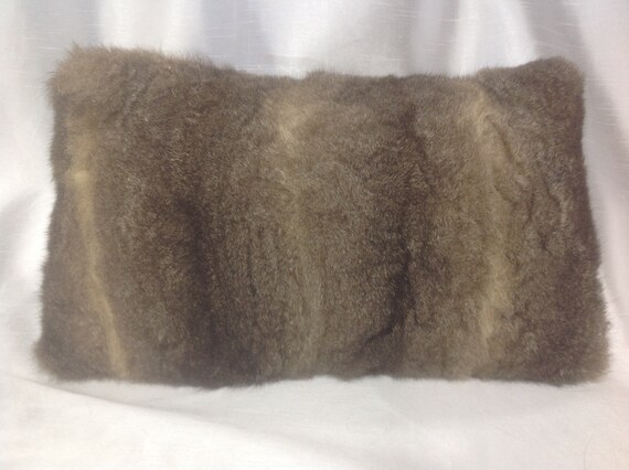 real fur cushions