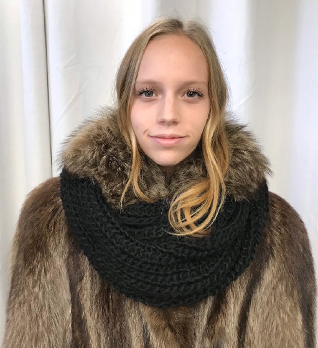 Vintage Raccoon Coat Small fur for Women Size 6-8 Years - Etsy