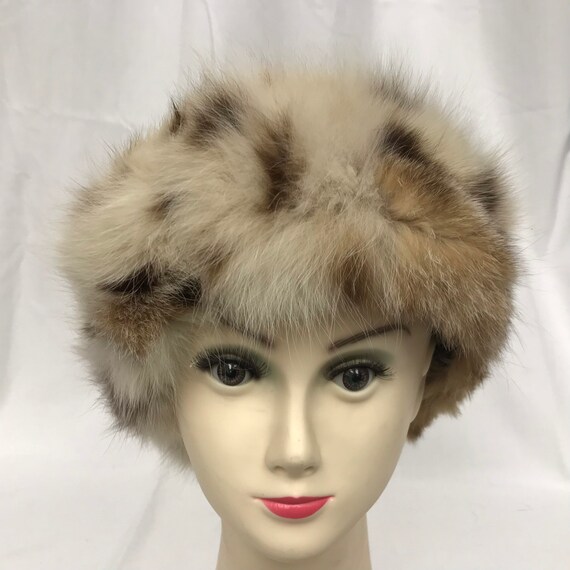 Vintage headband 90 fur headband ' winter headband