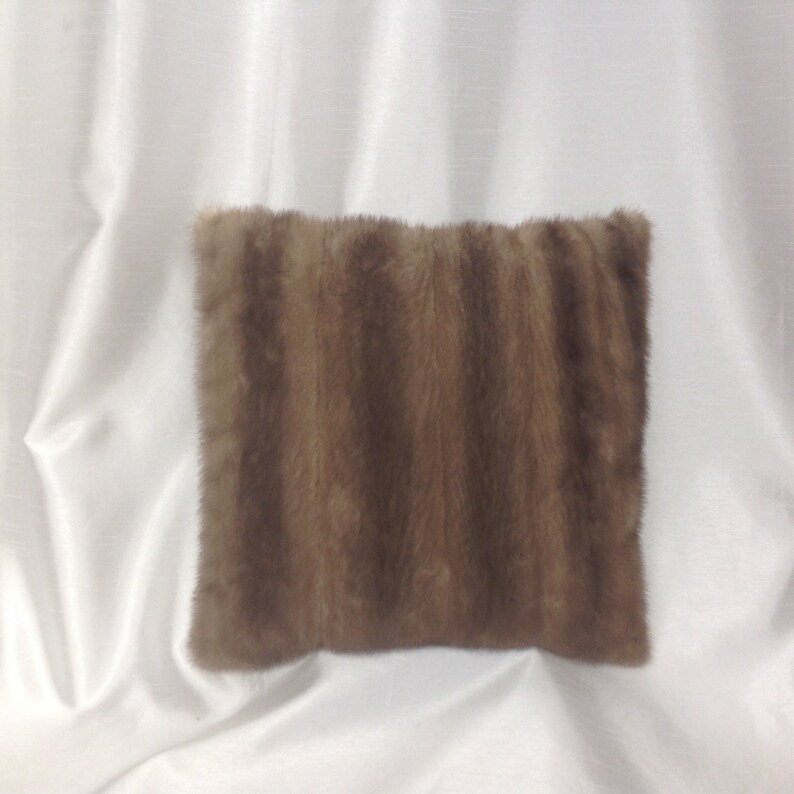 taupe fluffy cushions