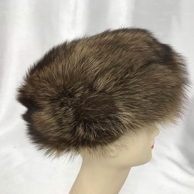 Vintage Hat for Men in Raccoon Men's Fur Hat Etsy