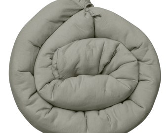 organic cotton crib bumper