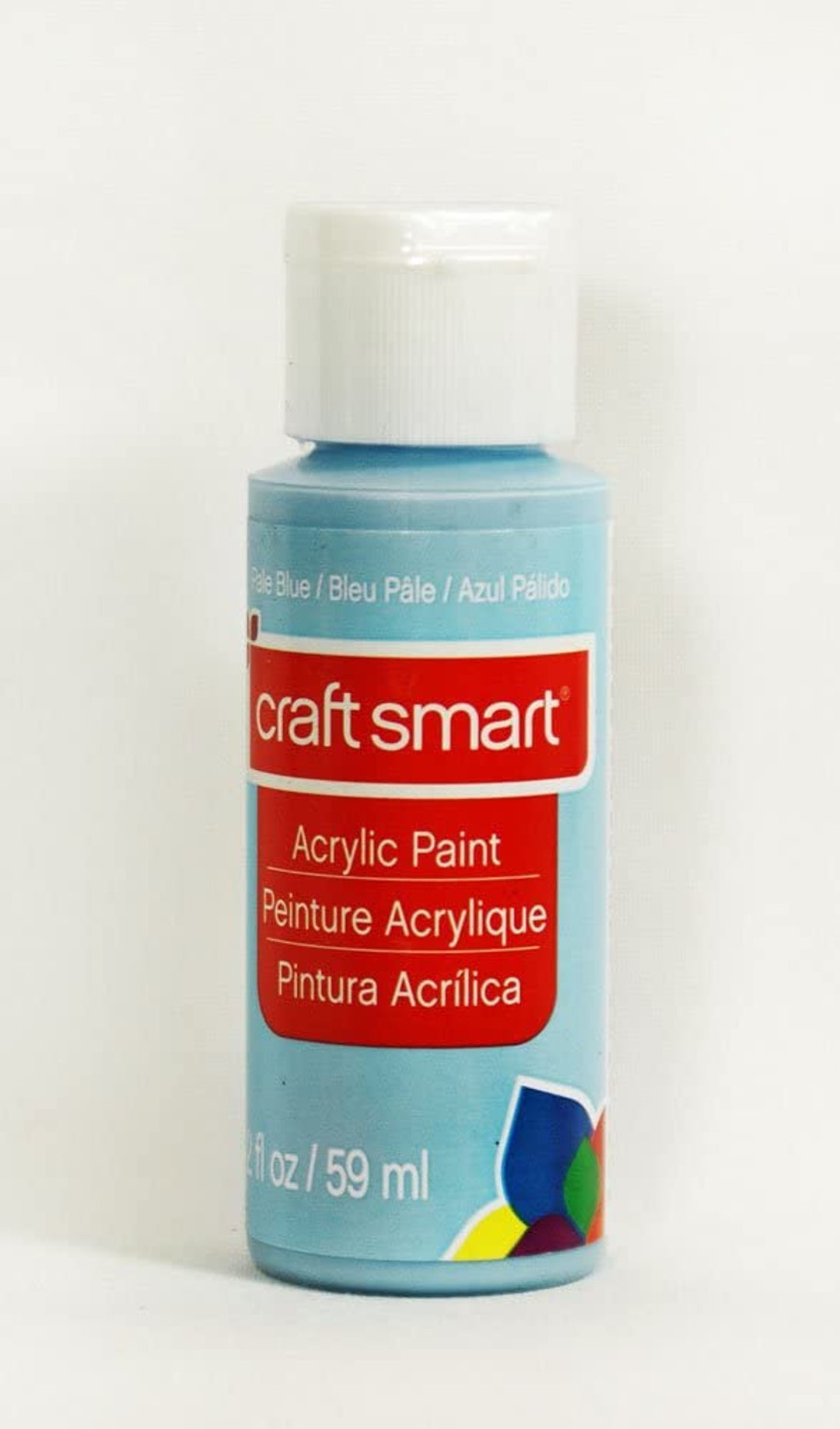 Craft Smart Acrylic Paint Pale Blue 2 Fl.oz. Bottle Etsy
