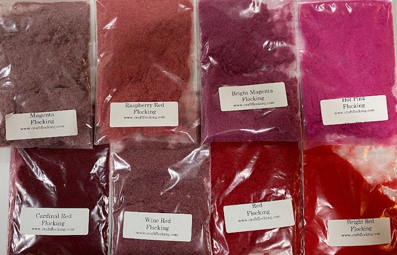 Flocking 1/2 oz Pkg 50 Colors Available You Choose the Color You Want image 8