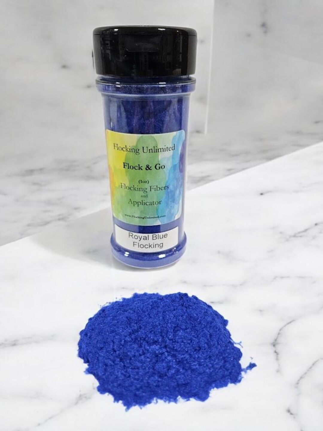 Flocking Blue Flock & Go Flocking and Applicator (royal Blue) - Etsy