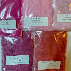 Flocking Powder 1 oz Pkg 50 Colors Available You Choose the Color You Want image 6