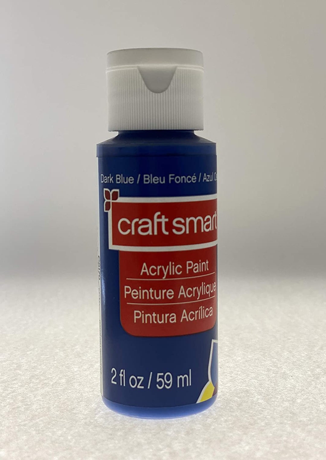 Craft Smart Acrylic Paint Dark Blue 2 Fl.oz. Bottle - Etsy