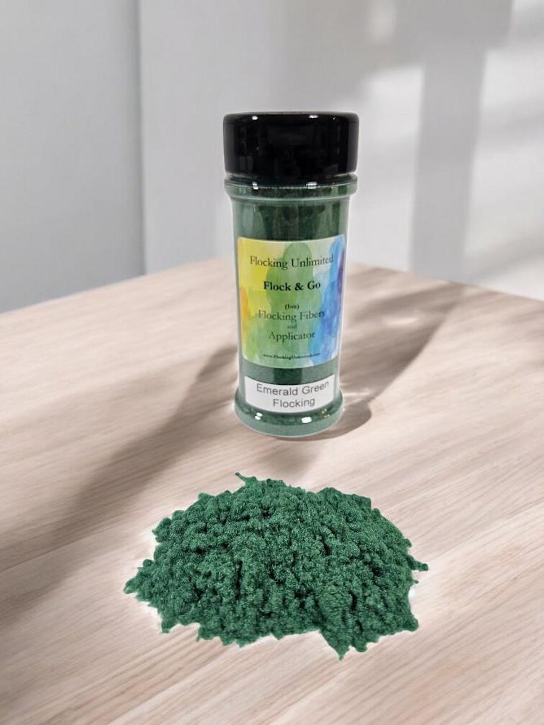 Green Flocking Powder Flock & Go Flocking and Applicator (emerald Green) - Etsy