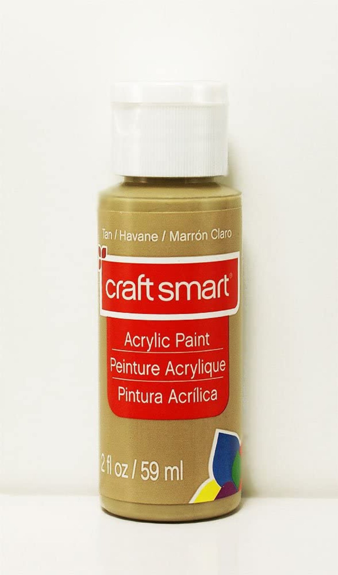 Craft Smart Acrylic Paint Tan 2 Fl.oz. Bottle Etsy