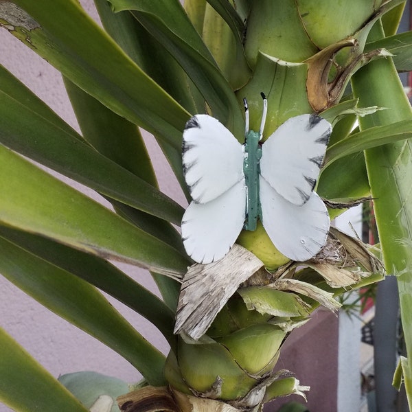 Recycled metal butterfly, nature, garden decoration,upcycling