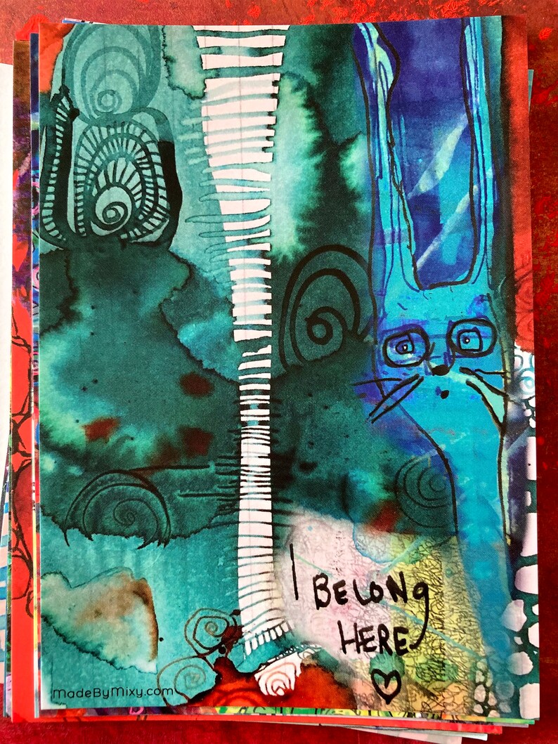 Art Postcard 'I Belong Here' image 6