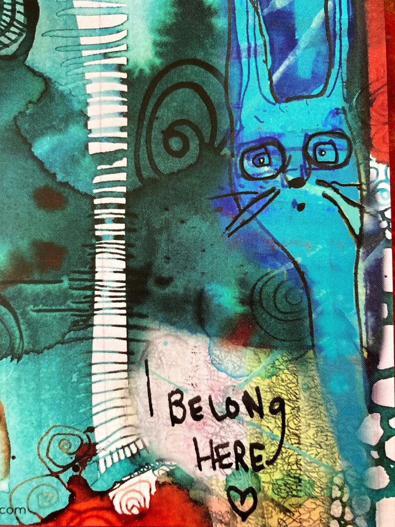 Art Postcard 'I Belong Here' image 1