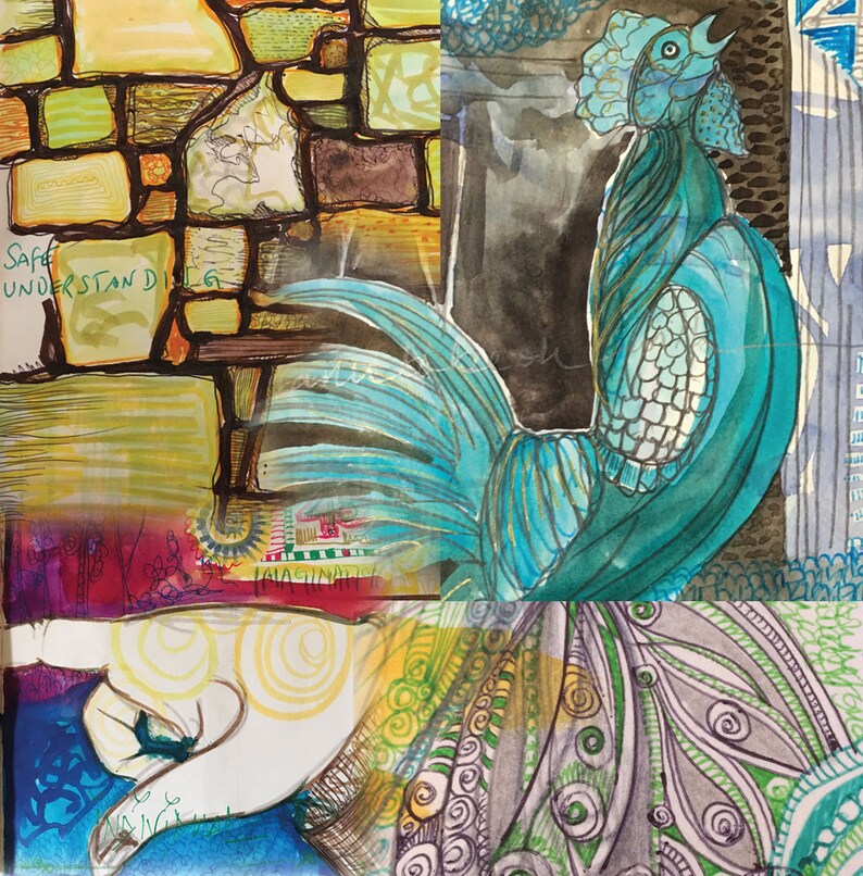Art Postcard /'Safe Understanding/'