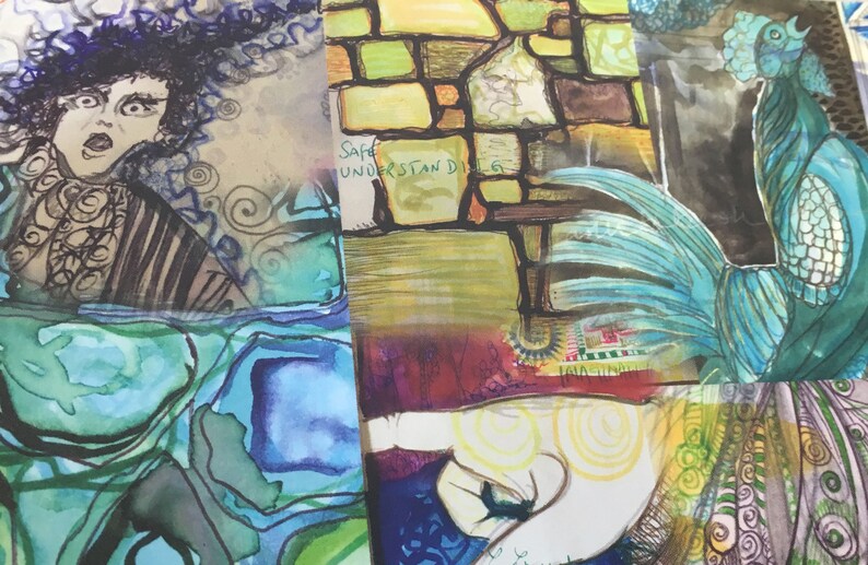 Art Postcard /'Safe Understanding/'