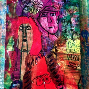 Cartão postal artístico 'Three Part Nonsense'