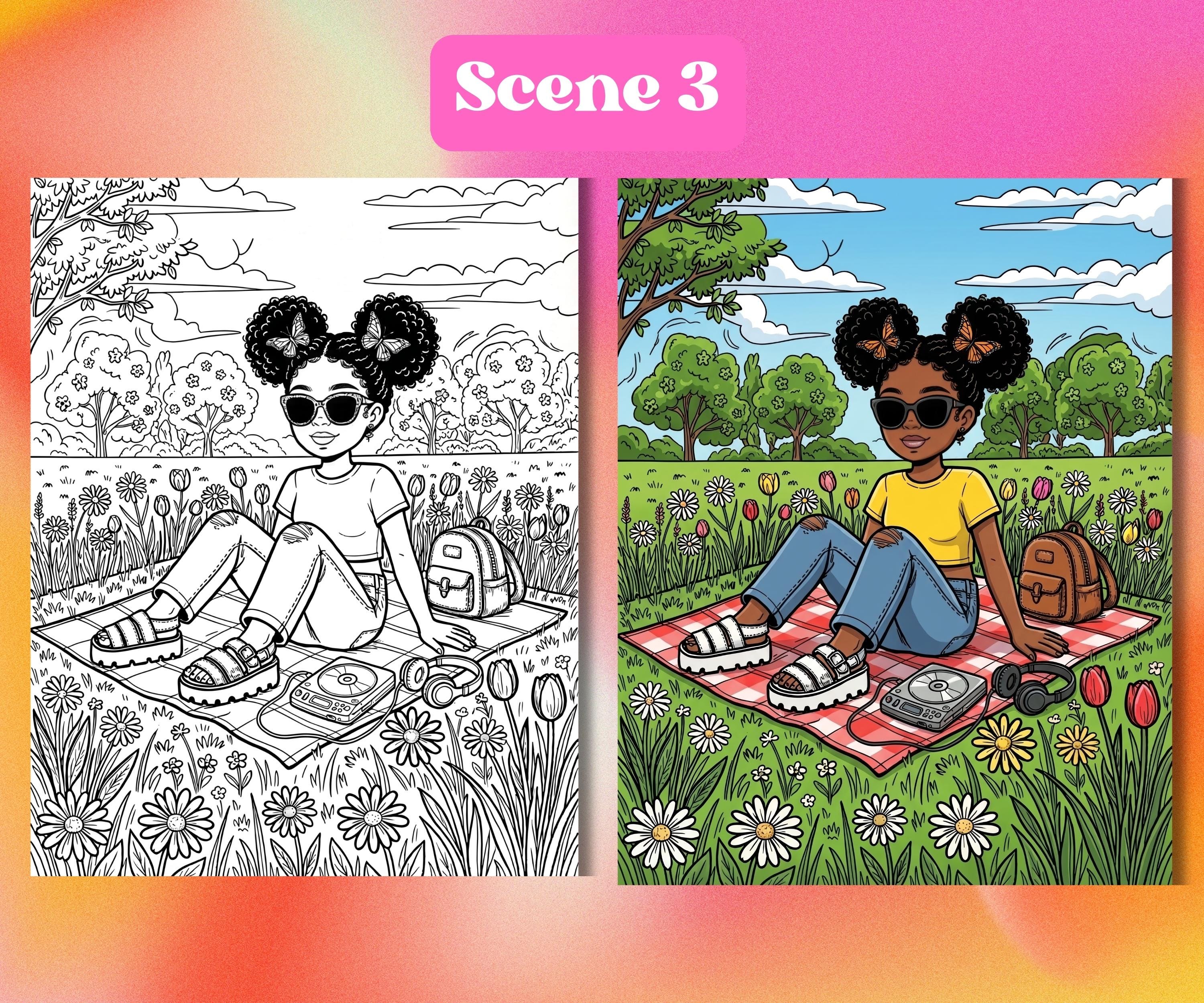 Y2K Coloring Pages Printable | 2000s Teen Nostalgia Coloring Book ...