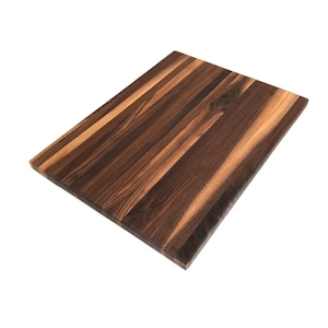 Large Black Walnut Cutting Board With Built in Handles